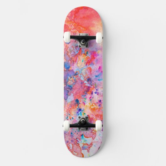 Skateboard Art Moderne Peint (Recto)