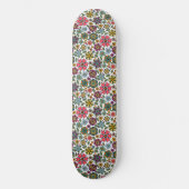 Skateboard Art Motif moderne Retro Floral Dessin (Recto)