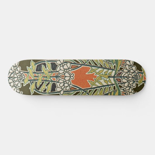 Skateboard Art Nouveau Design #3 @ VictoriaShaylee (Horz)