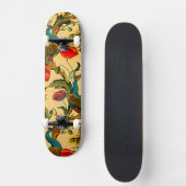 Skateboard Art Nouveau Elégance : Sidewall, The Peacock, 1896 (Recto)