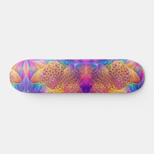 Skateboard Art numérique psychédélique (Horz)