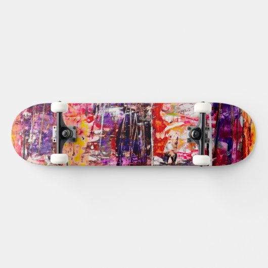 Skateboard Art Peint Unique (Horz)