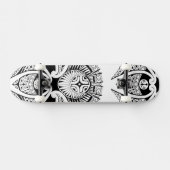 Skateboard Art polynésien et maori mélangé de tatouage (Horz)