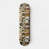Skateboard Art populaire rétro Tribes Vintages Masque Culture (Recto)