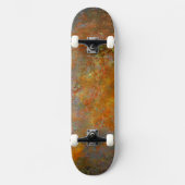 Skateboard Art Rustique Industriel Rouillé (Recto)