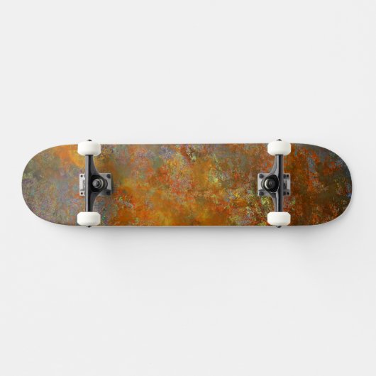 Skateboard Art Rustique Industriel Rouillé (Horz)