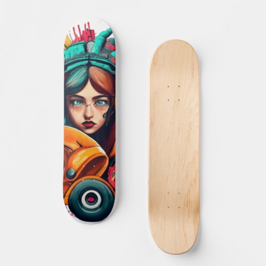 Skateboard art urbain (Recto)
