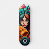 Skateboard art urbain (Devant)