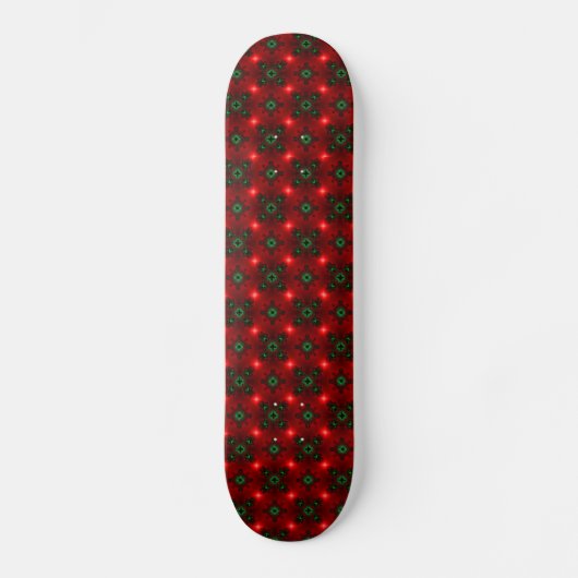 Skateboard Artdeco de Noël en style rétro (Recto)