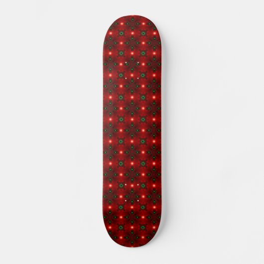 Skateboard Artdeco de Noël en style rétro (Recto)