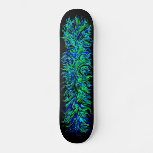 Skateboard Artdeco en style Regenbogen (Recto)