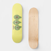 Skateboard Artichauts chantants mignons dessin animé végétal (Recto)
