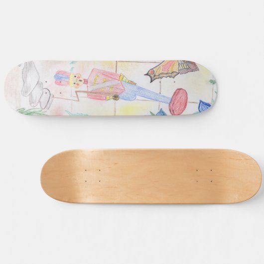 Skateboard Artisanat sur mesure pour les enfants, jouet pour (Horz)