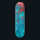 Skateboard Artiste Neon Orange Turquoise Vert Acrylique Peint<br><div class="desc">Cette peinture moderne et cool conviendra parfaitement à une personne branchée et branchée. Il présente un design abstrait peint à la main en néon orange et en acrylique vert turquoise. C'est unique, artistique et contemporain. ***REMARQUE IMPORTANTE DE CONCEPTION : Pour toute demande de conception personnalisée comme les demandes de produit...</div>
