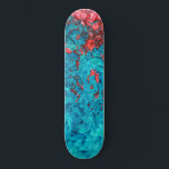 Skateboard Artiste Neon Orange Turquoise Vert Acrylique Peint<br><div class="desc">Cette peinture moderne et cool conviendra parfaitement à une personne branchée et branchée. Il présente un design abstrait peint à la main en néon orange et en acrylique vert turquoise. C'est unique, artistique et contemporain. ***REMARQUE IMPORTANTE DE CONCEPTION : Pour toute demande de conception personnalisée comme les demandes de produit...</div>