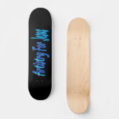 Skateboard Artistry for Jesus 3 Crosses Blue (Recto)