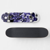 Skateboard Artsy bleu noir (Horz)