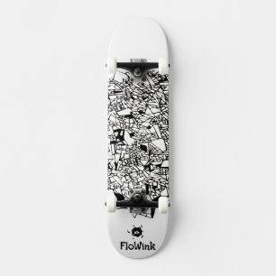 Skateboard Artsy, Cool noir blanc