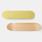 Skateboard Arylide jaune (couleur solide) (Horz)