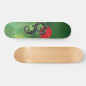 Skateboard Asie de l'Est Dragon Red Sun Nebula (Horz)