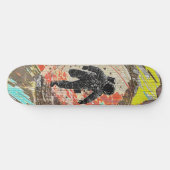 Skateboard Astro Astronaute - Art Spatial Néon Urbain (Horz)
