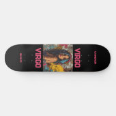 Skateboard Astrologie Graffiti Virgo Zodiac Skate (Horz)