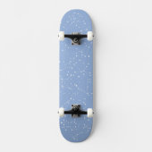 Skateboard Astrologie Pastel Bleu Étoiles Constellation (Recto)