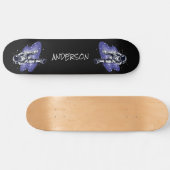 skateboard Astronaut Enjoing in Space (Horizontaal)