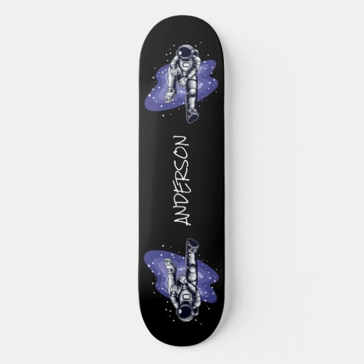 skateboard Astronaut Enjoing in Space (Voorkant)