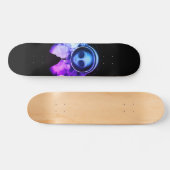Skateboard Astronaute Alien rétro (Horz)