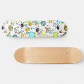 Skateboard Astronaute de l'espace beau cool (Horz)