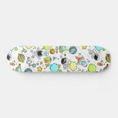 Skateboard Astronaute de l'espace beau cool (Horz)