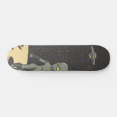 Skateboard Astronaute et alien (Horz)