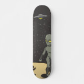 Skateboard Astronaute et alien (Devant)