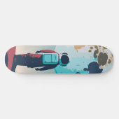 Skateboard Astronaute solitaire (Horz)