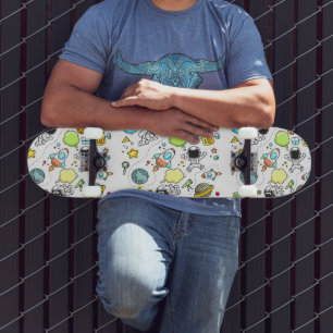 Skateboard Astronaute spatial cool beau