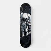 Skateboard astronaute - Style Anime Galactique (Devant)
