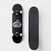 Skateboard Astronaute sur la Lune (Recto)