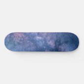 Skateboard Astronomy comos blue purple violet sky stars (Horz)