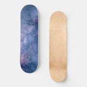 Skateboard Astronomy comos blue purple violet sky stars (Recto)