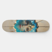 Skateboard Atlantide époustouflante émergeant des profondeurs (Horz)
