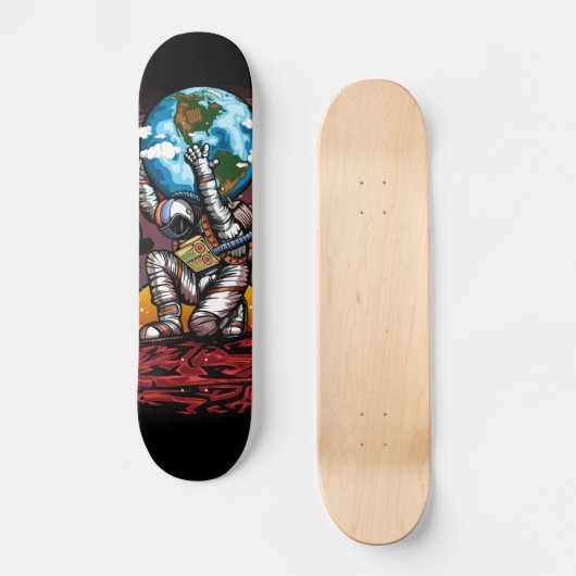 Skateboard Atlas Space Man (Recto)