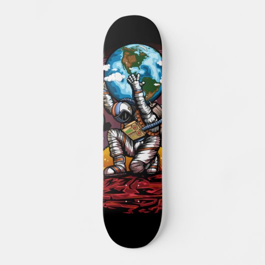 Skateboard Atlas Space Man (Recto)