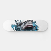 Skateboard Attaque de requins (Horz)