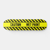 SKATEBOARD ATTENTION - PEINTURE HUMIDE (Horz)