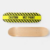 SKATEBOARD ATTENTION - PEINTURE HUMIDE (Horz)