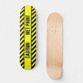 SKATEBOARD ATTENTION - PEINTURE HUMIDE (Recto)