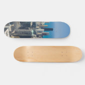 Skateboard Au-dessus de Chicago (Horz)