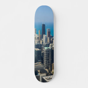 Skateboard Au-dessus de Chicago