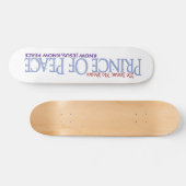 Skateboard Aucun Jésus, aucune paix : gaucher (Horz)